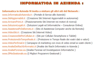 Network informatica in Azienda
